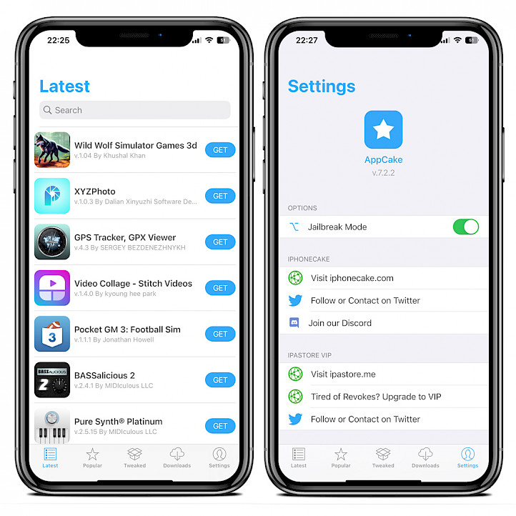 AppCake screenshot.
