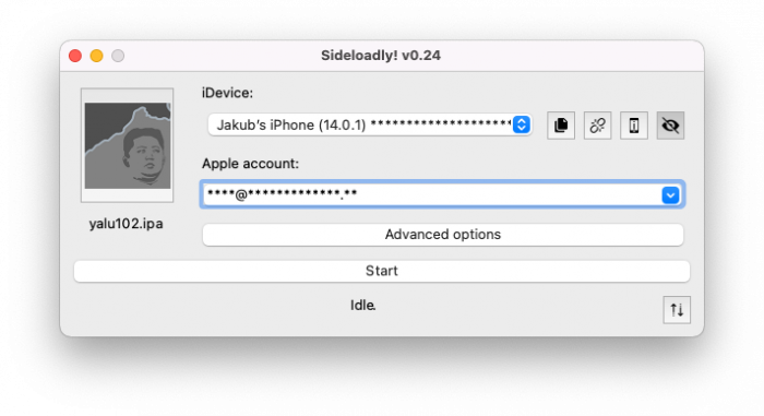 Install yalu102 IPA