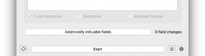 Installing IPA button screenshot.