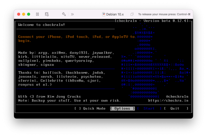 checkra1n for Windows screenshot