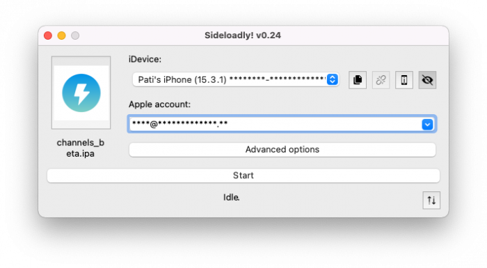 Install Channels IPA