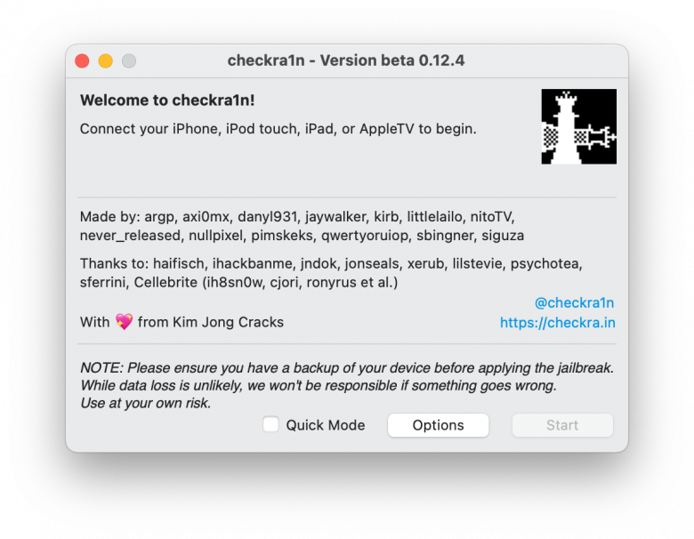 checkra1n screenshot.