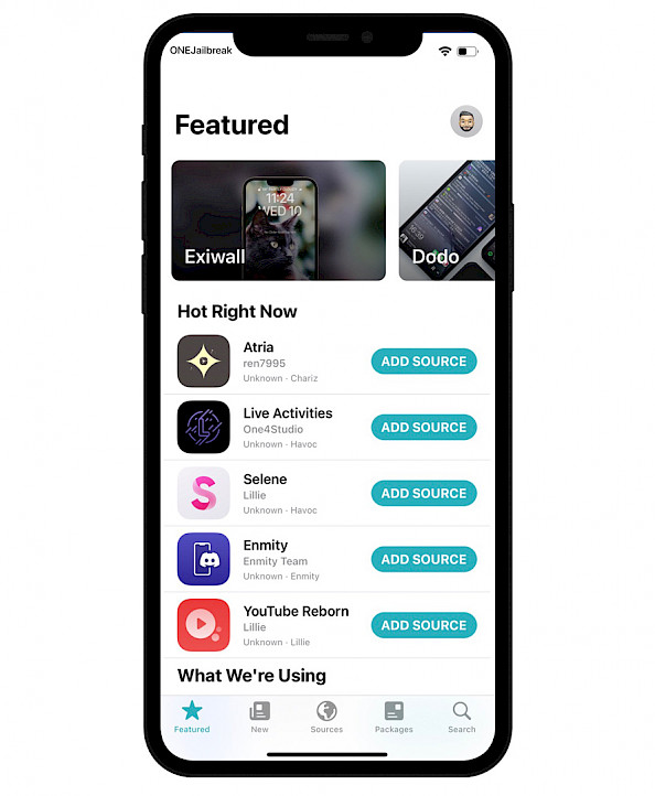 Sileo app screenshot.