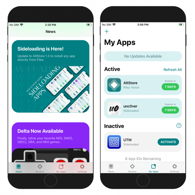 AltStore Cydia Impactor alternative