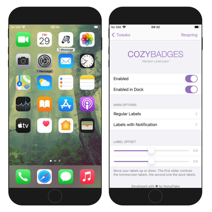 CozyBadges screenshot