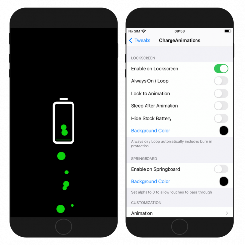 ChargeAnimations screenshot