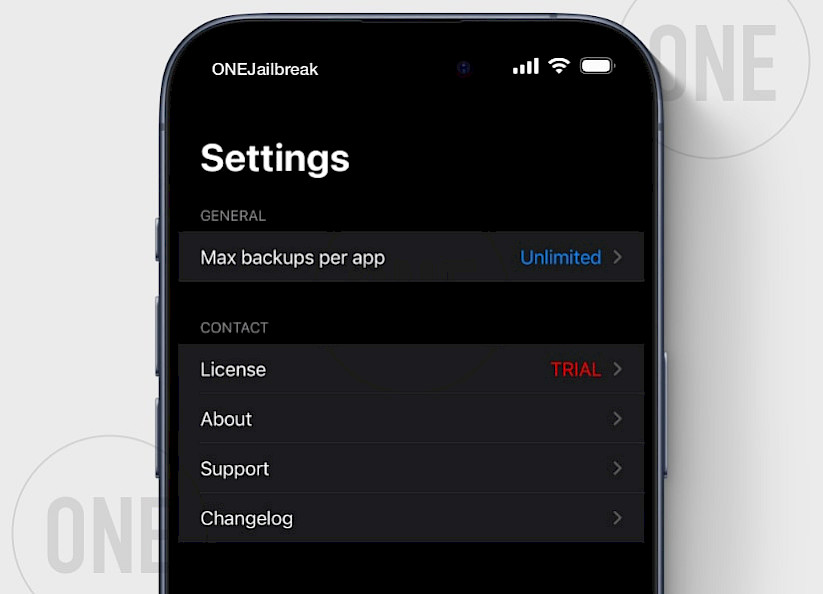 Apps Manager Settings.