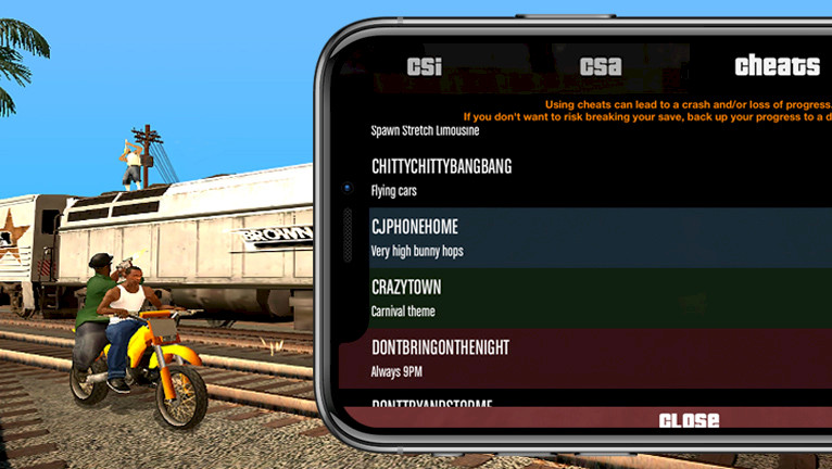 Promotion image of CLEO GTA SA for iOS article.