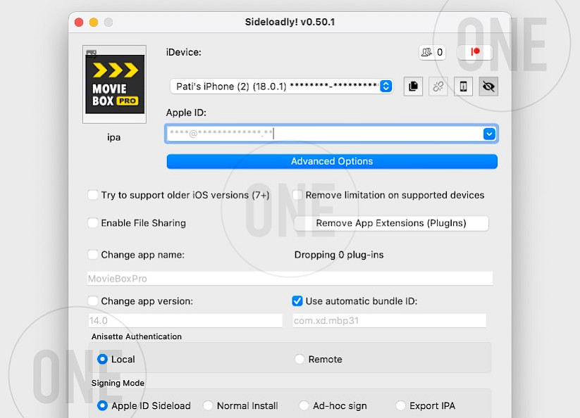 MovieBox Pro IPA Sidelaoding.