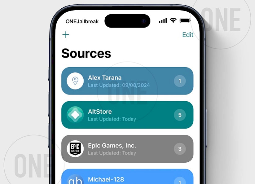 AltStore Sources Tab.
