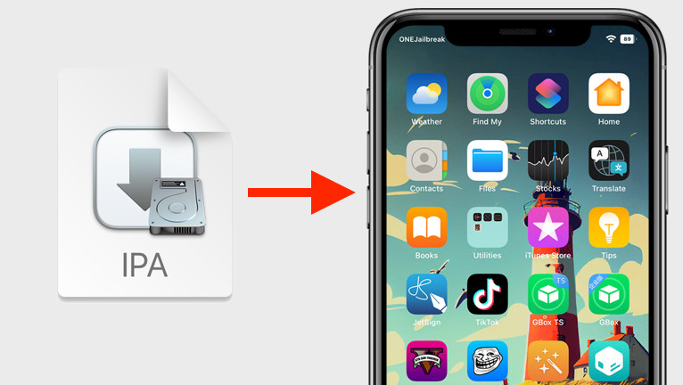 Promotion image of IPA installers for iOS article.