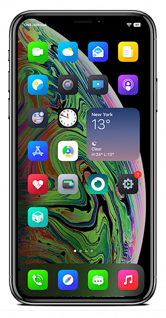 Screenshot of Mignon Theme for Cowabunga.