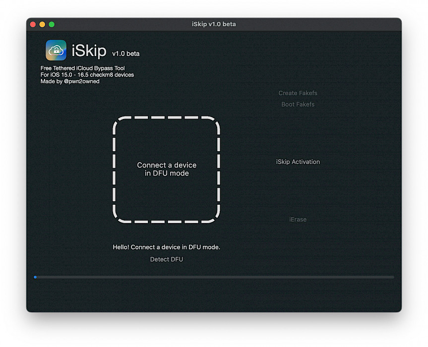 iSkip Activation on macOS.