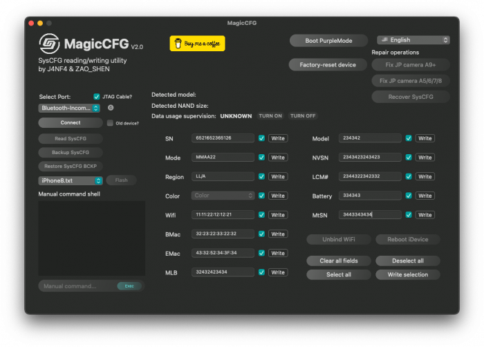 MagicCFG Reloaded screenshot.