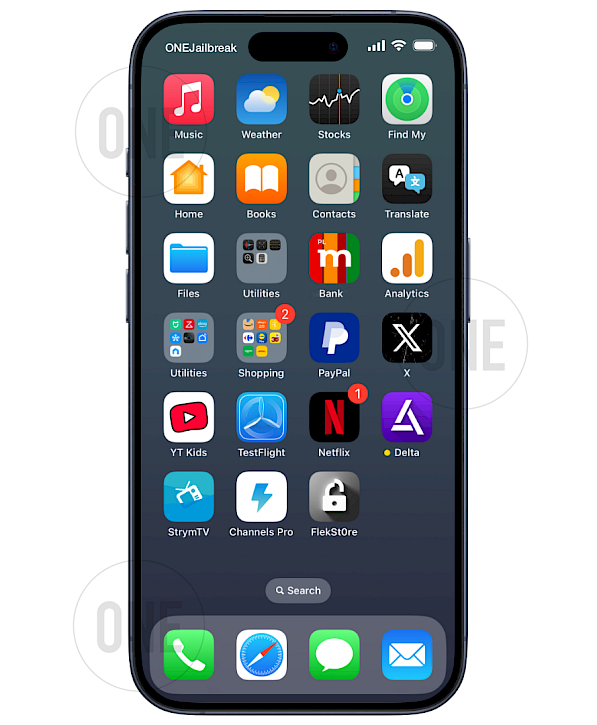 FlekStore installed on iPhone