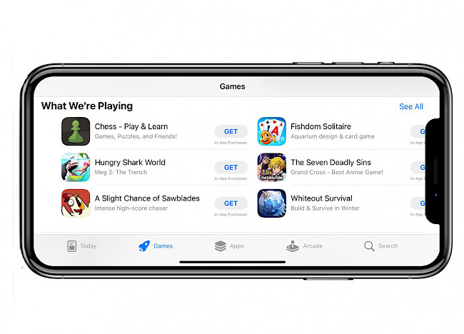 GyrationApps landscape mode on iOS 15.
