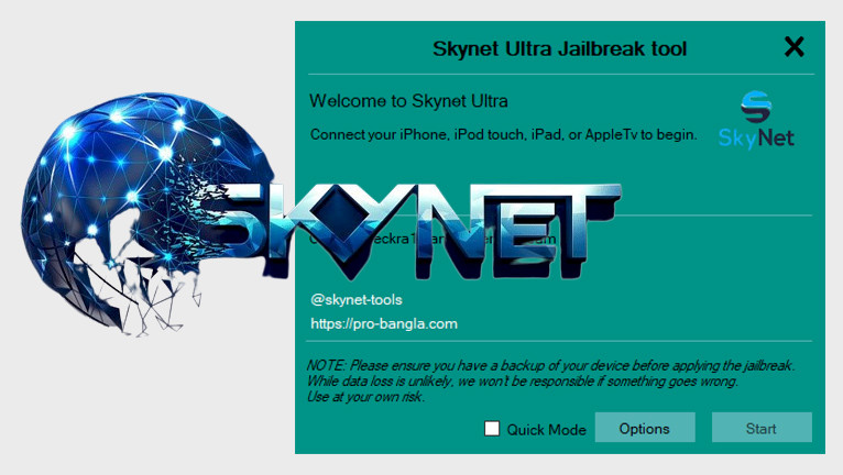 Promotion image of SkyNet Ultra Jailbreak article.