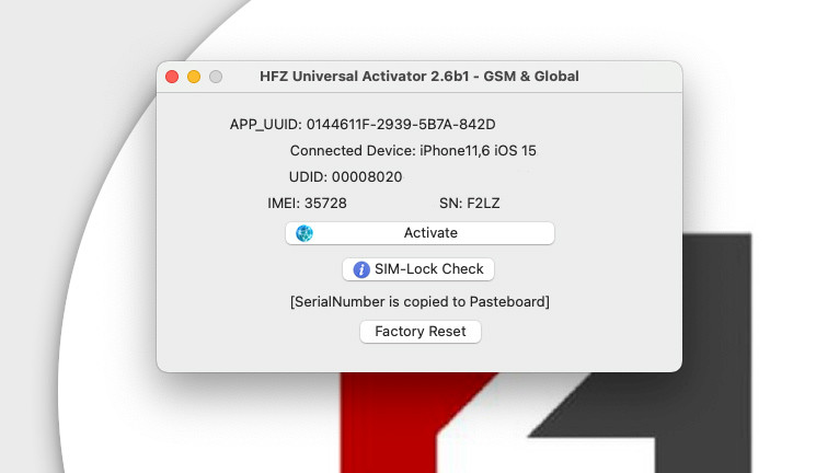 Promotion image of HFZ Universal Activator article.