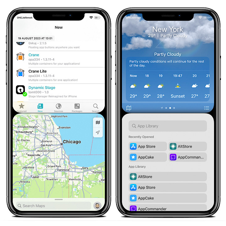 Screenshot of Dynamic Stage tweak on iOS 15.