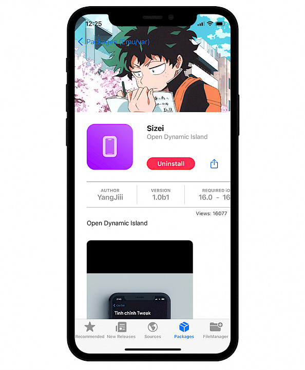 Sizei Repo screenshot.