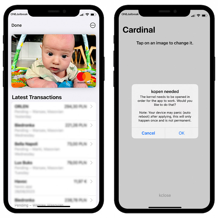 Cardinal app screenshot.