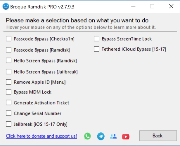 Broque Ramdisk Pro Windows Settings.