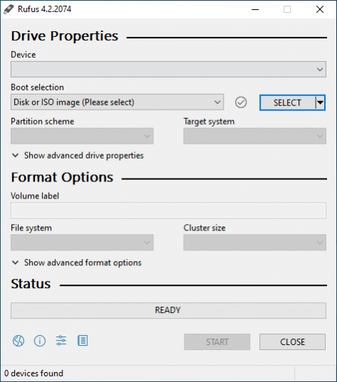 Rufus 4.2 Screenshot.