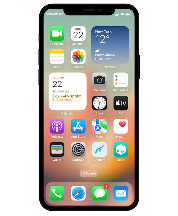Sileo iOS 12.5.7 Home Screen.