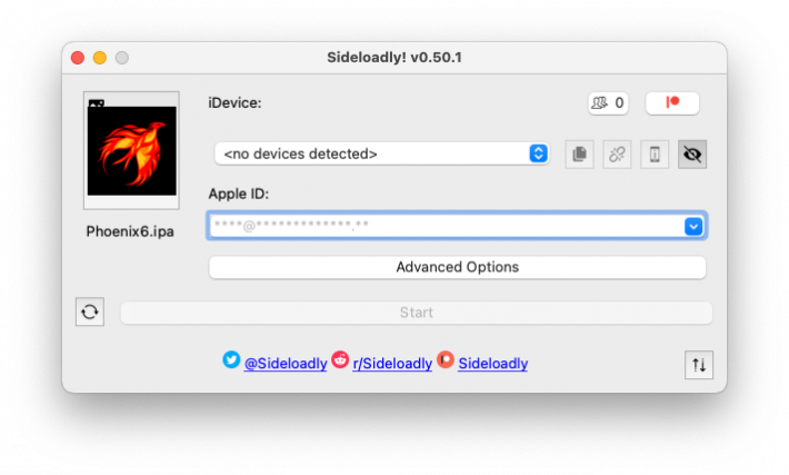 Sideloadly Phoenix IPA for iOS 9.3.5.