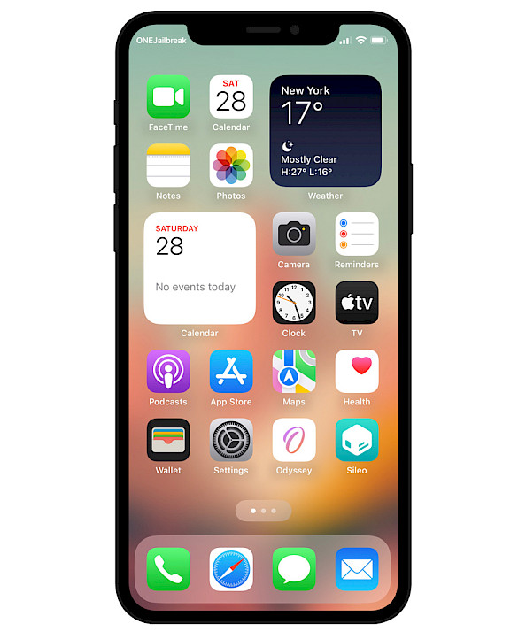 iOS 13.7 Home Screen.
