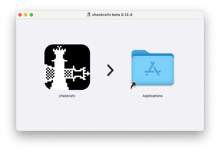 Install checkra1n on macOS.