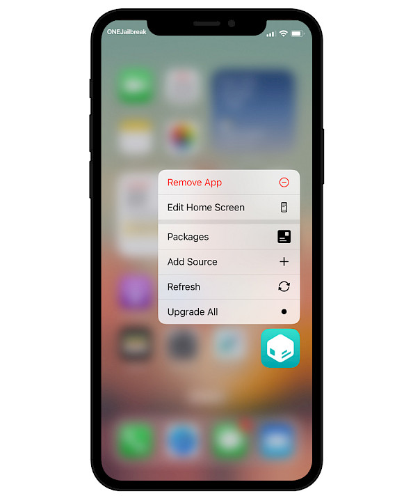 Referes packages in Sileo app.