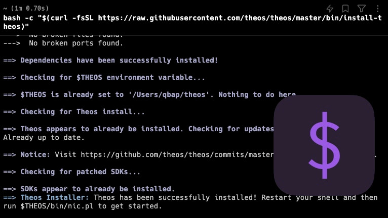 Promotion image of Install theos on macOS and iOS article.