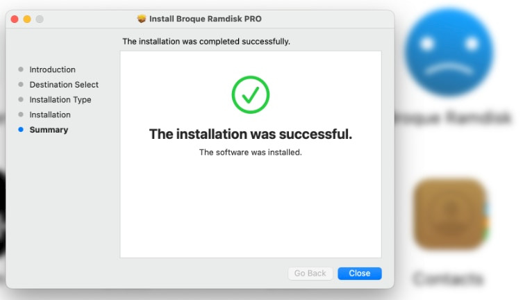 Promotion image of Installing Broque Ramdisk Pro on Mac article.