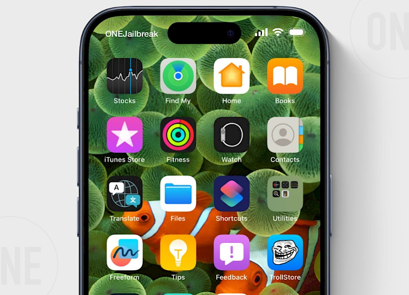 TrollStore installed on iOS 17.0.