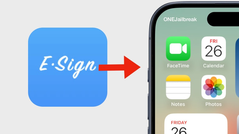 Promotion image of Installing Esign without a computer article.