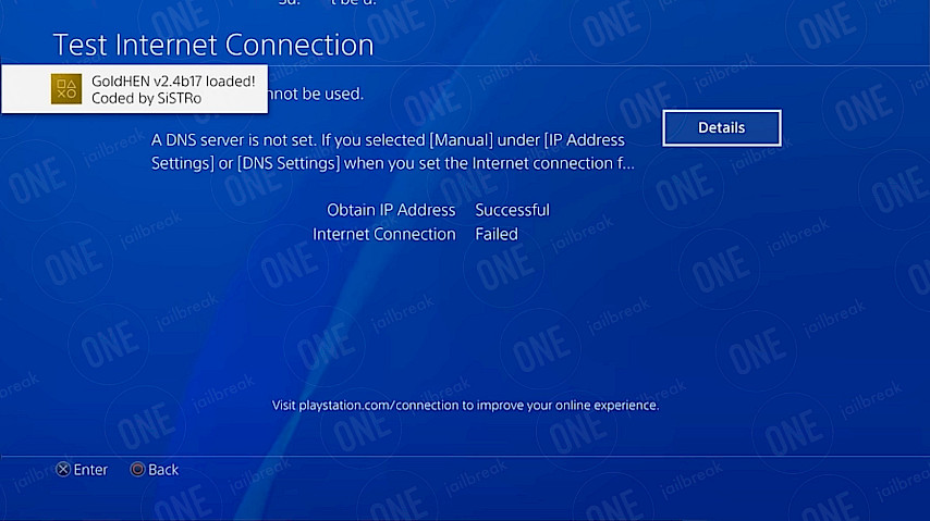 GoldHen Loaded on PS4.