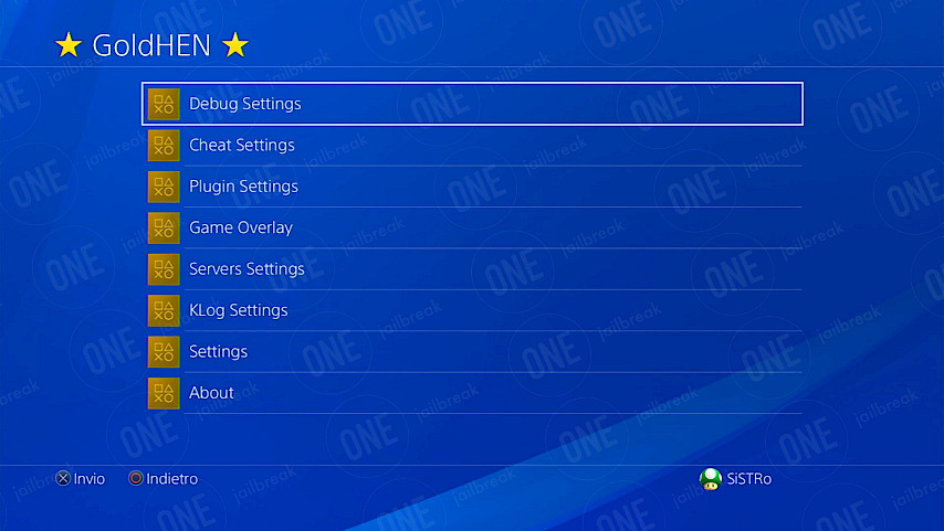GoldHEN PS4 App.