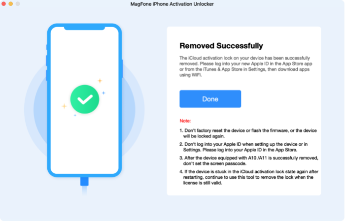 iCloud Successfully Removed