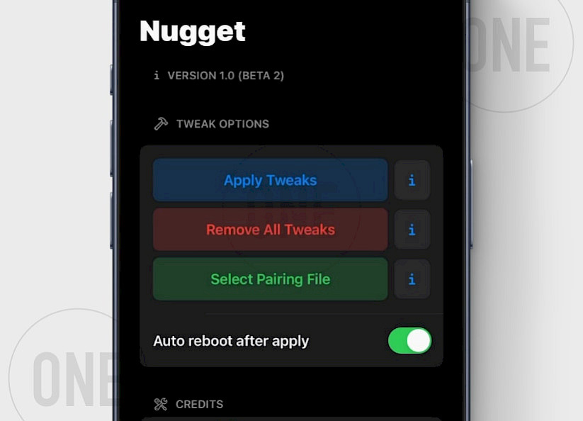 Nugget app for iOS.