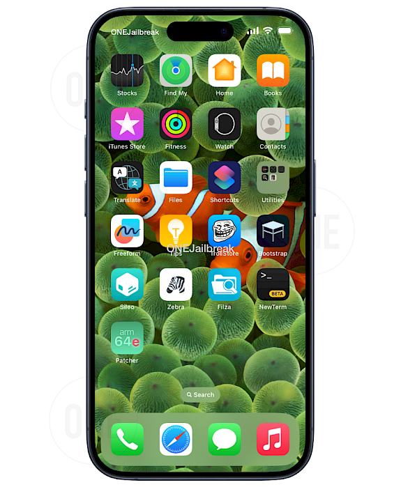 RootHide Patcher icon on the Home Screen.