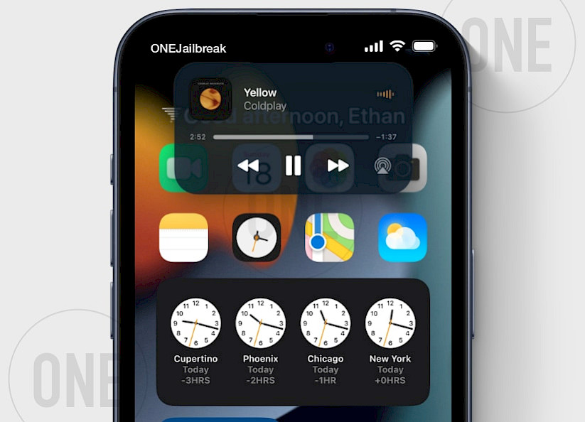 Dynamic Isladn enabled with VisibleIsland tweak.