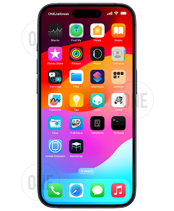 Bootstrap app installed on the iOS 17 Home Screen.