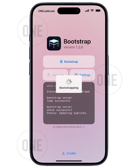 The Botstrap app updating boostrap environment.