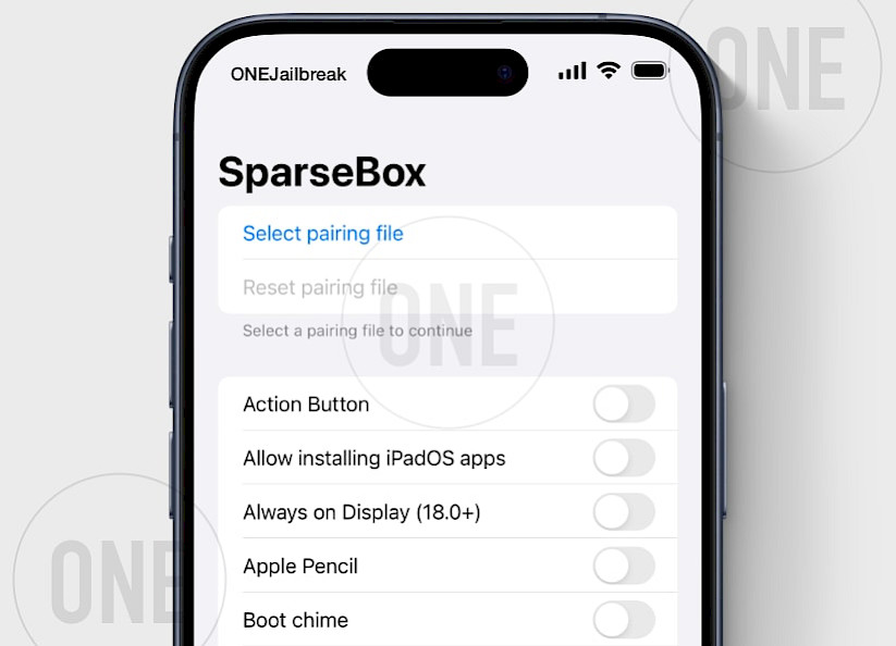 SparseBox app.