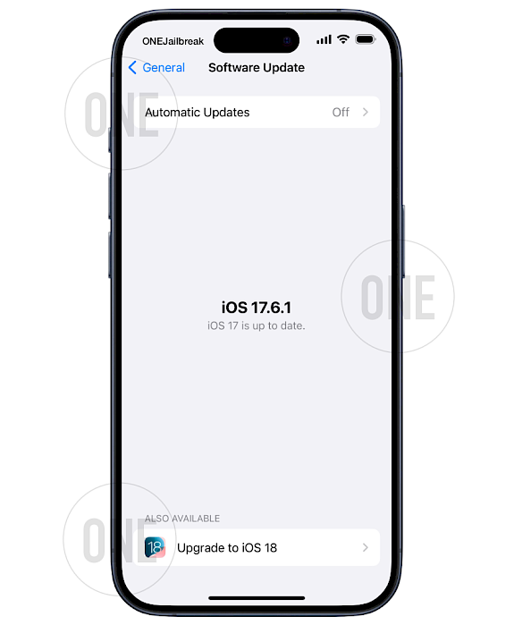 Upgrade to iOS 18.