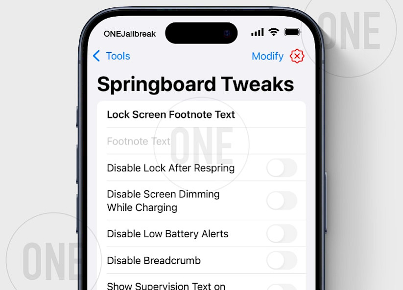 Nugget SpringBoard Tweaks.