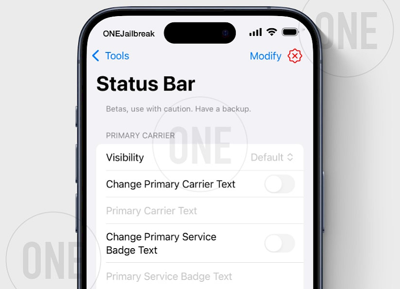 Nugget Status Bar Tweak