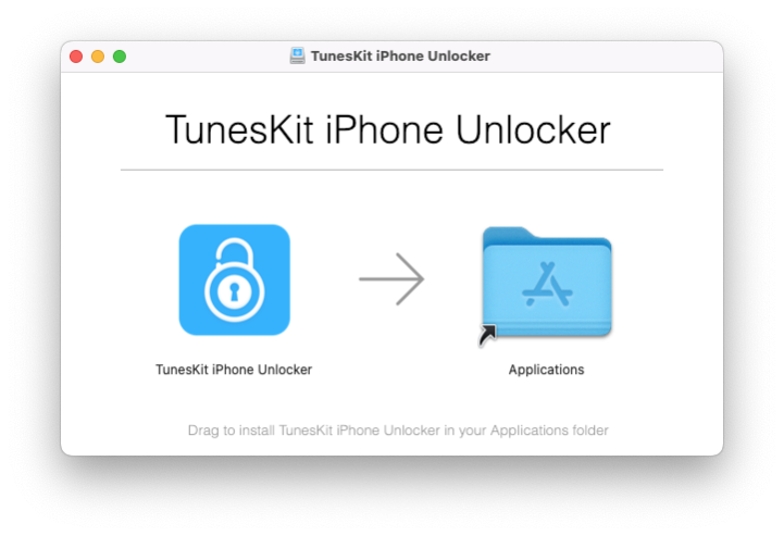 TunesKit iPhone Unlocker Installer.