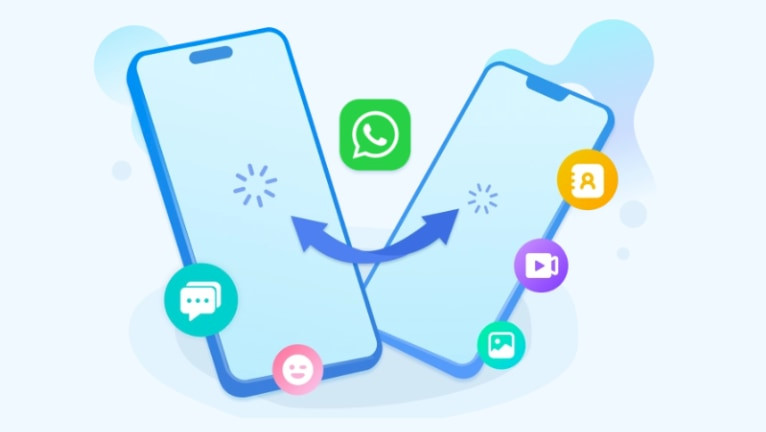 Promotion image of How to Transfer WhatsApp from iPhone to iPhone article.